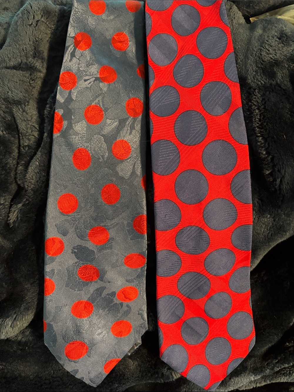 Twofer Ties…Michael Austin & Parisian Signature Navy and Red Ties